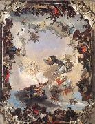 Giambattista Tiepolo Allegory of the Planets and Continents France oil painting artist